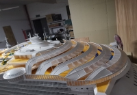 customized model of Harmony of the Seas (world largest cruiseship)